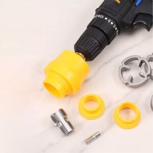 6425 PVC PPRC Boru İçin İç ve Dış Diş Açma Aparatı Seti 9 Parça