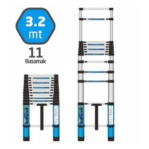 Master 504321 Teleskopik Merdiven 11 Basamak 320 cm