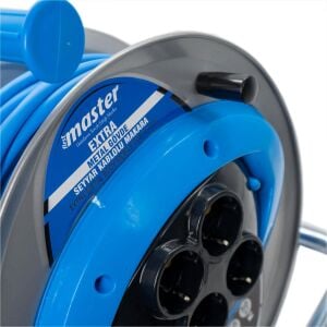 Master 505421 Extra Metal Gövde Makaralı Kablo 3x2.5mm 30 Metre