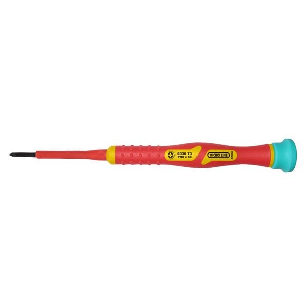 NAREX 833673 Elektronikçi İzoleli Klemens Tornavida Yıldız Ph0x60 mm