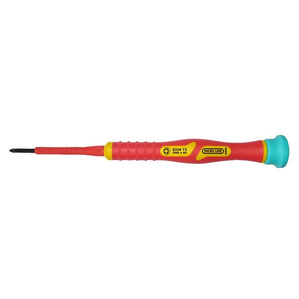 NAREX 833673 Elektronikçi İzoleli Klemens Tornavida Yıldız Ph0x60 mm