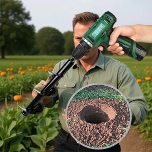 6396 Matkaba Takılır Altıgen Saplı Toprak Delici Burgu 8x45 cm