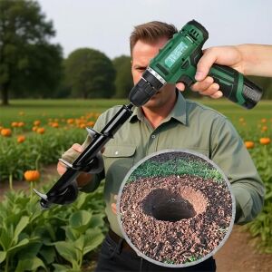 6396 Matkaba Takılır Altıgen Saplı Toprak Delici Burgu 8x45 cm