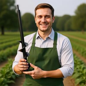 6396 Matkaba Takılır Altıgen Saplı Toprak Delici Burgu 8x45 cm