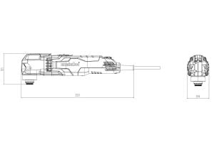 METABO MT 400 Quick Çok Fonksiyonlu Raspa Makinası
