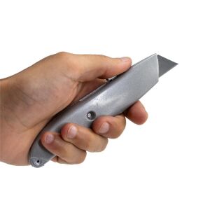 6395 Metal Gövde Trapez Tip Halıcı Maket Bıçağı