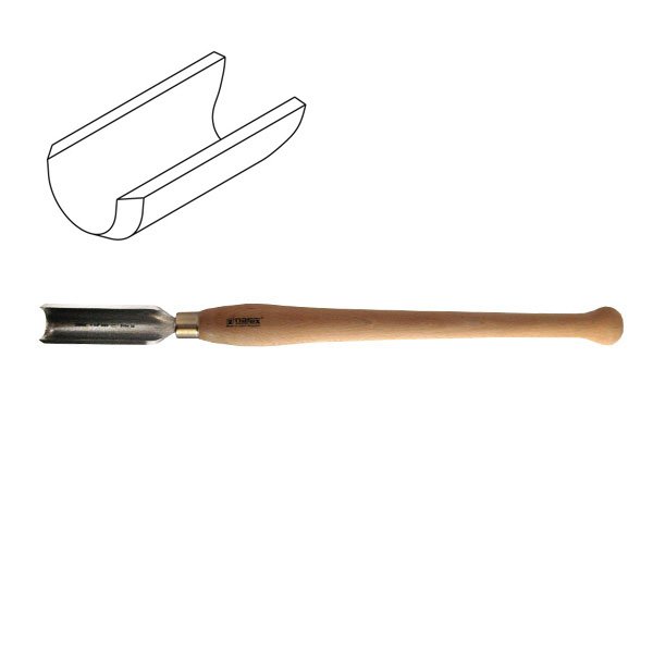 NAREX 819432 HSS Ahşap Torna Bıçağı Kaba Oyma Ağız 32x140 mm