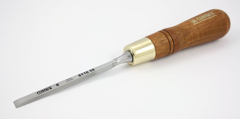 NAREX 811658 Premium Cilalı Marangozcu Düz Iskarpela 8 mm