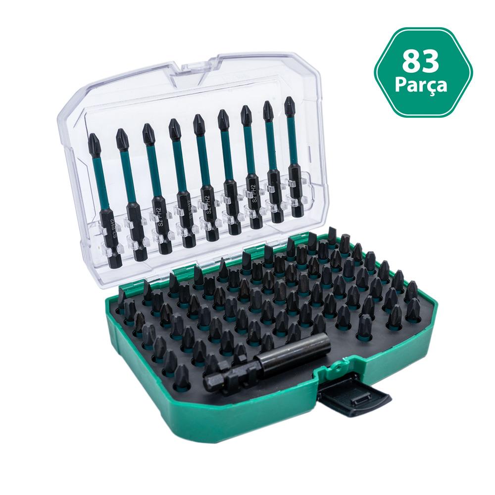 6420 Adaptörlü Bits Uç Vidalama Seti 83 Parça