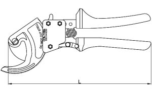 CETA FORM E62-280 Cırcırlı Kablo Kesici 280 mm