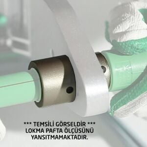 PPRC Plastik Boru Kaynak Makinası Pafta Lokma 32 mm (1'')
