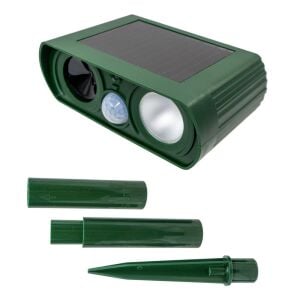 6415 Ultrasonik Güneş Enerjili Kedi Köpek Yabani Hayvan Kovucu