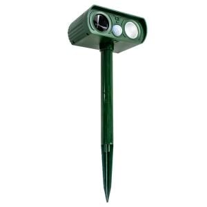 6415 Ultrasonik Güneş Enerjili Kedi Köpek Yabani Hayvan Kovucu