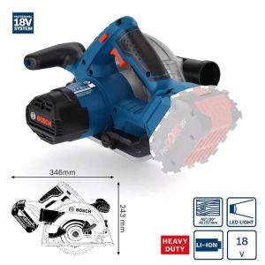 Bosch GKS 18V-57 Solo Daire Testere (Akü ve Şarj Cihazı Yoktur)