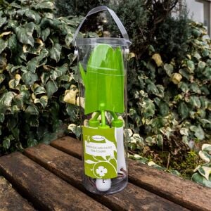 Gardenwind P2262003 Yeşil 3lü Bahçe Seti, Dar/Geniş Kürek, Dirgen