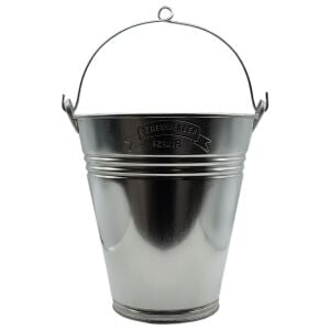 Metal Galvaniz Su Kum Kovası No:34 (13 Litre)