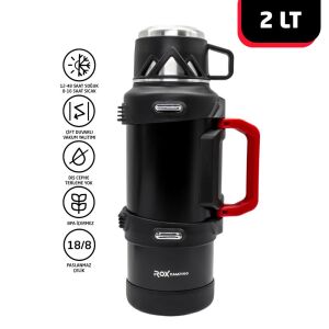 Rox Camping 2000 Kamp Termos 2.0 Lt
