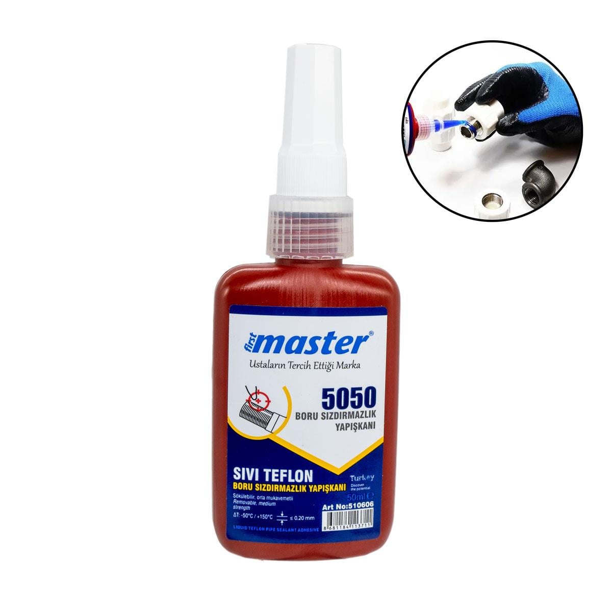 Master 5050 Boru Sızdırmazlık Sıvı Teflon Conta 50 ml