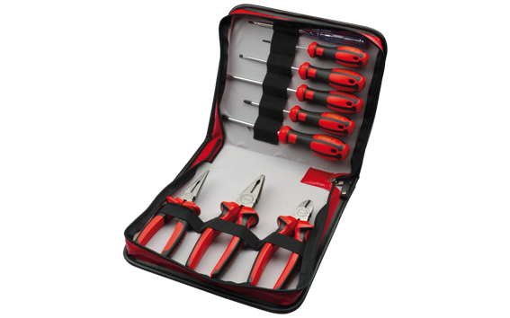 CETA FORM E99-41-W09PZ Deri Çantalı Pense-Tornavida Seti 9 Parça