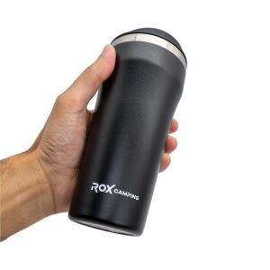 Rox Camping 0190 Kahve Termosu 0.48 Lt - Siyah