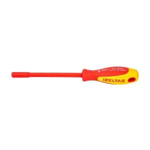 İzeltaş 4773190040 1000V Süngüsü İzoleli Lokma Uçlu Tornavida 4 mm