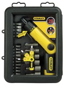 STANLEY 063022 Cırcır Tornavida Bits Manyetik Lokma Takımı