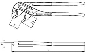 CETA FORM E30-54-0250 Papağan Pense 250 mm