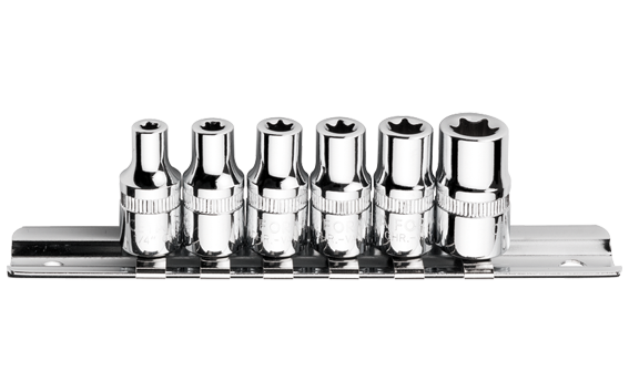 CETA FORM C06-R06 1/4” Dış Torx Lokma Anahtar Takımı 6 Parça