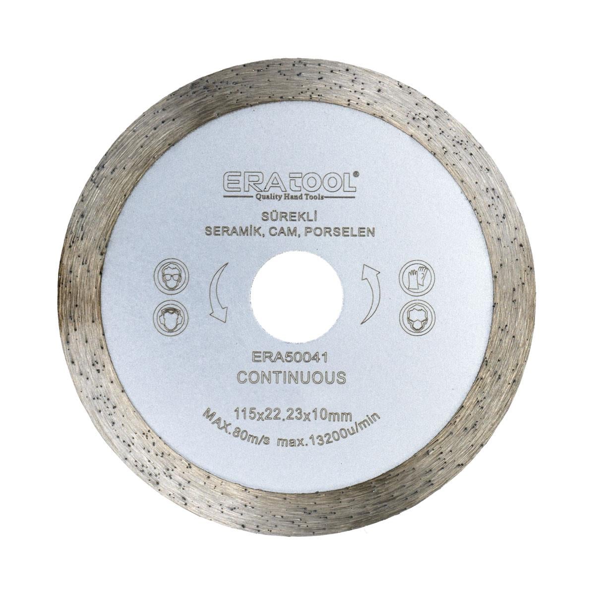 Era Tool 50041 Cam Seramik Sürekli Sulu Kesim Elmas Testere 115 mm