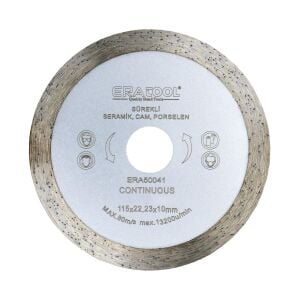 Era Tool 50041 Cam Seramik Sürekli Sulu Kesim Elmas Testere 115 mm