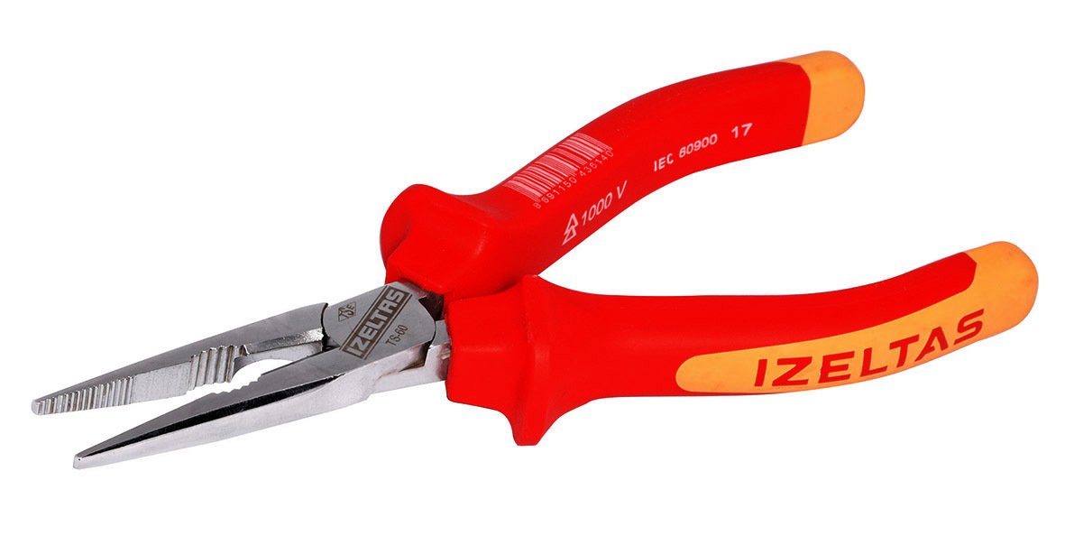 İZELTAŞ 1000V İzoleli Elektrikci Kargaburun 140 mm VDE