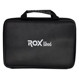 ROX Wood Düz Iskarpela Seti 4 Parça Neopren Çantalı