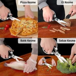 6429 Çok Fonksiyonlu Mutfak Makası 20 cm