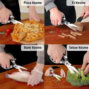 6429 Çok Fonksiyonlu Mutfak Makası 20 cm