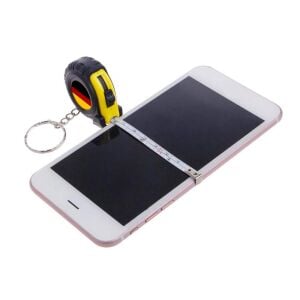 6428 Anahtarlık Mini Şerit Metre 1 mt (Metrik/İnç/Feet)