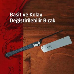 Suizan Dozuki Dovetail Cross-Cut Katlanır Japon Testeresi 24 cm