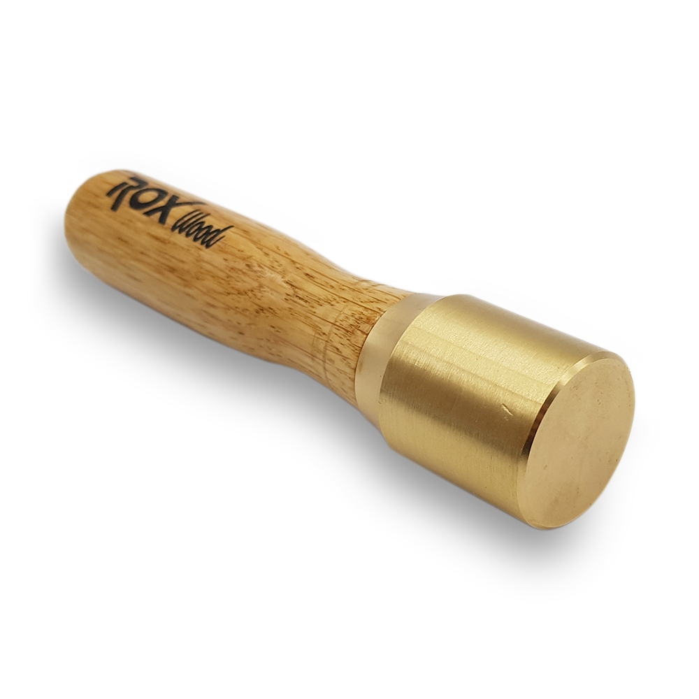 ROX Wood Oymacı Pirinç Başlı Tokmak Carving Mallet 280 gr