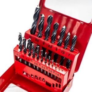 Mercure HSSST19 Metal Kutulu HSS Matkap Ucu Seti 1-10mm (19 Parça)