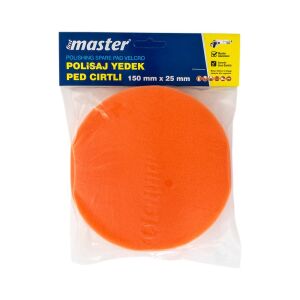 Master 503775 Cırtlı Pasta Cila Yedek Polisaj Süngeri 150x25 mm