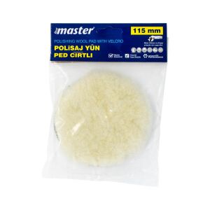 Master 503785 Cırtlı Pasta Cila Yedek Polisaj Yün Pad 115 mm