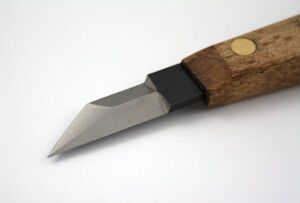 NAREX 822530 Profi Ahşap Yontma Bıçağı Üç Kenar Carving Knife 40x12 mm