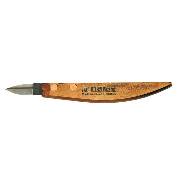 NAREX 822540 Profi Ahşap Yontma Bıçağı Bükülmüş Carving Knife 40x12 mm