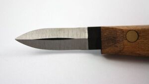 NAREX 822540 Profi Ahşap Yontma Bıçağı Bükülmüş Carving Knife 40x12 mm