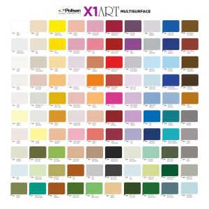 Polisan X1ART Multisurface Hobi Boyası 1000ml - 0093 Gri