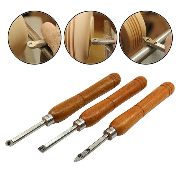 Narex 859600 Karbür Elmas Uçlu Mini Ahşap Torna Bıçak Seti 3 Parça