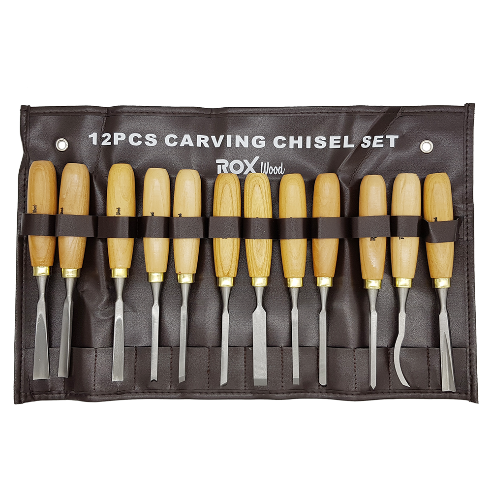 ROX Wood Ahşap Oyma Iskarpela Seti 12 Parça