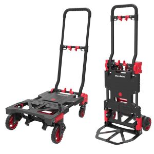 Max Extra FW-90TP Katlanır İkisi Bir Arada Koli Taşıma Arabası 66/136 kg