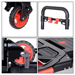 Max Extra FW-90TP Katlanır İkisi Bir Arada Koli Taşıma Arabası 66/136 kg
