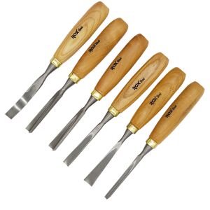 ROX Wood 9097 Ahşap Oyma Iskarpela Seti 12 Parça Ahşap Kutulu