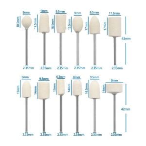 6072 Pimli Parlatma Cila Polisaj Keçe Seti 12 Parça